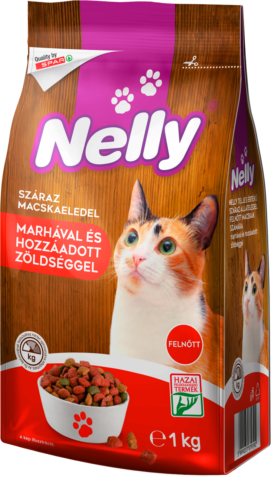 Nelly Macska száraztáp marha ízű 2kg